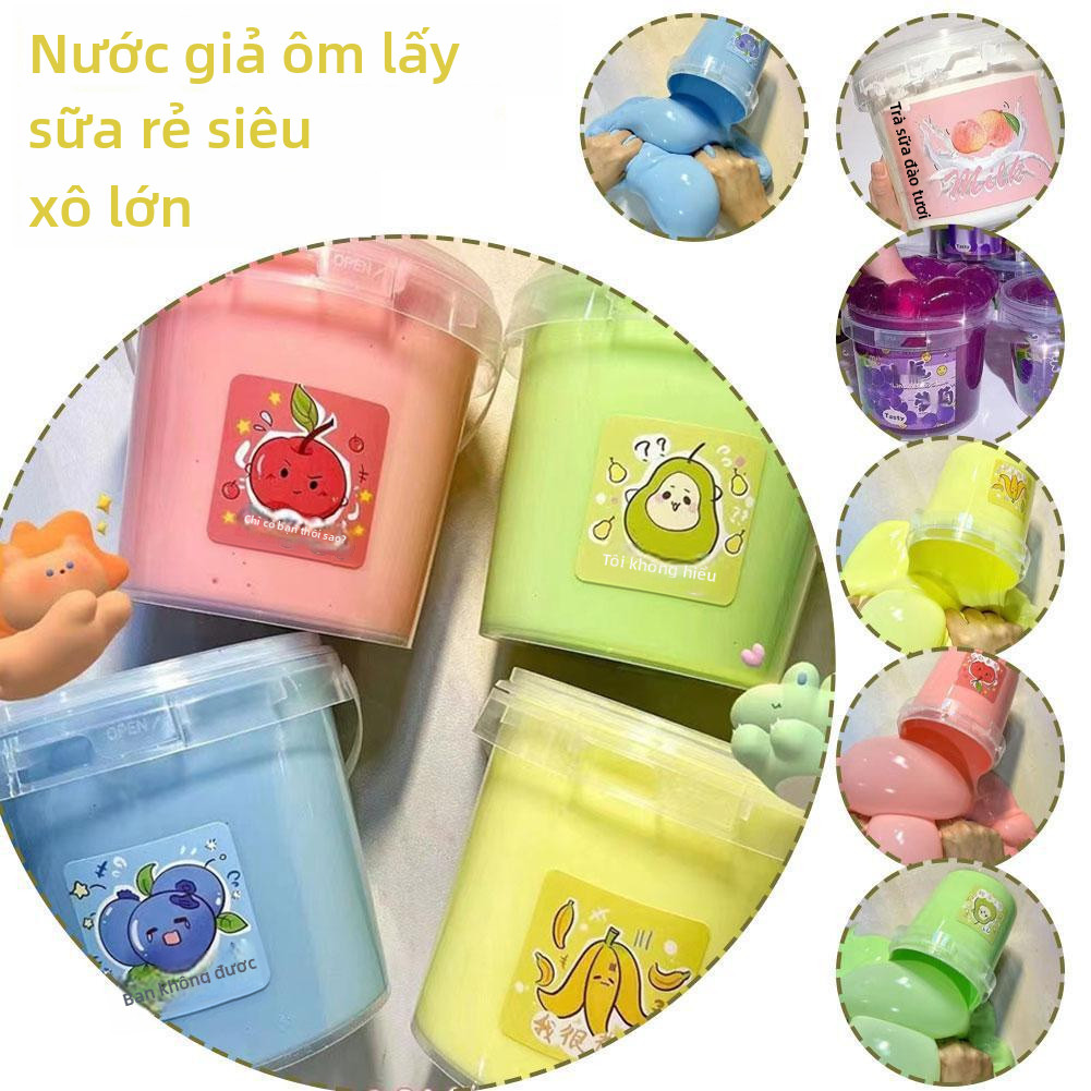 【🇻🇳Có sẵn kho】Đồ chơi ép Slime silicone chống dính tay giả nước giải nén mô phỏng nước bong bóng (160ml)