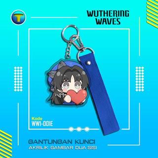 Gantungan kunci Wuthering Waves Yangyang keychain ganci akrilik game gamers kuro games merchandise - WW1-001. - WW1-001A