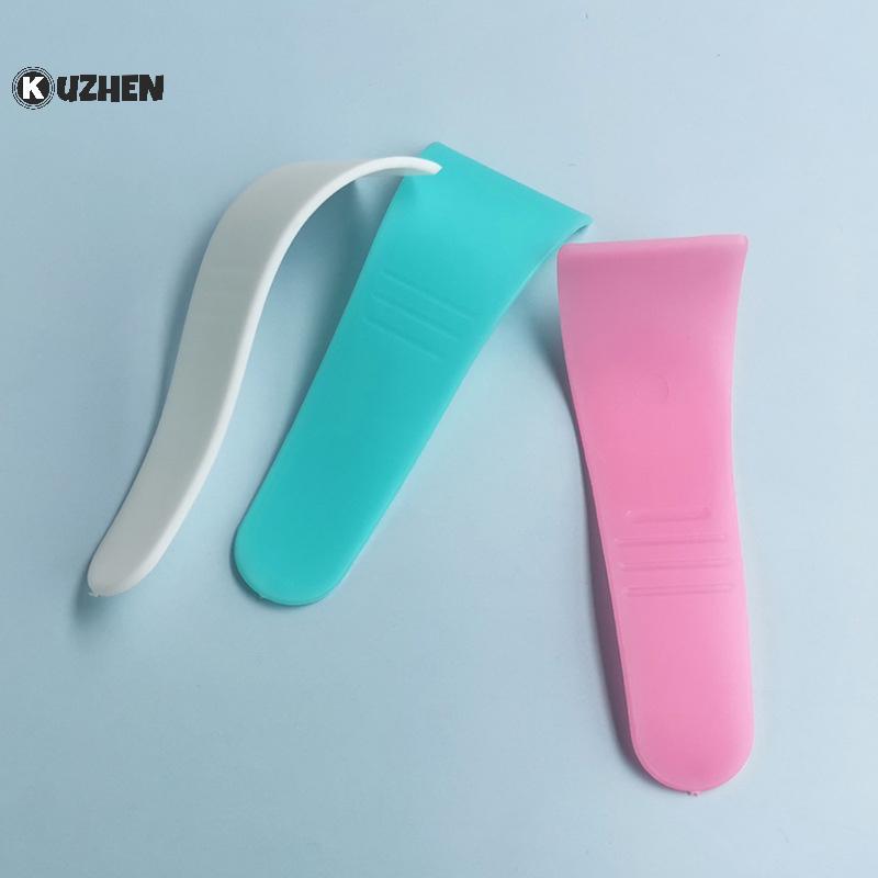 KUZHEN 10 Chiếc Tẩy Lông Cạp Mini Mỹ Phẩm Thìa Cạp Tẩy Tóc Muỗng Trang Điểm Thìa Kem Dụng Cụ Làm Đẹp Màu Sắc Ngẫu Nhiên HOT