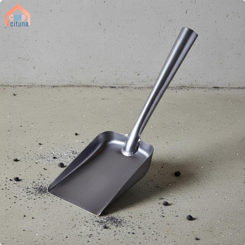 Acutuna Tay cầm rỗng Xẻng thép không gỉ Xây dựng hạng nặng Thủ công tiện ích Muỗng tro cho nhà hàng làm vườn