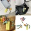 Móc khóa theo chủ đề đại dương Yoo Whimsical Kết hợp chấm cá heo và họa tiết hoa Mặt dây chuyền cá heo nghệ thuật để sử dụng hàng ngày