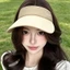 Ice Silk Flat Top Short Beanie - Phụ kiện ngoài trời - Mũ chống nắng rỗng - Tấm che thể thao chống tia cực tím mùa hè - Dây đeo có thể điều chỉnh Mũ chống nắng [Giao hàng miễn phí]