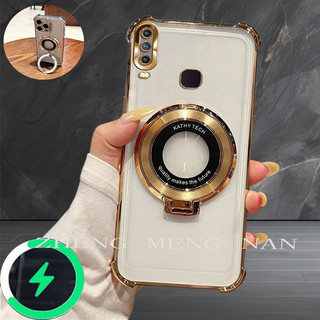 Thích hợp cho ốp điện thoại Vivo Y11 Y12 Y15 Y17 Y19 Di động có dây đeo vỏ mềm chống rơi TPU 0045