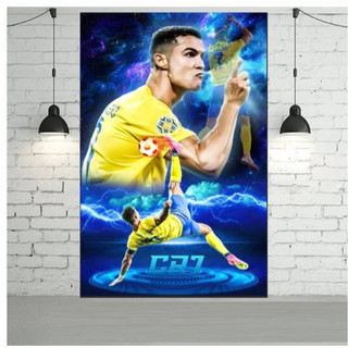 Poster Cầu Thủ Bóng Đá Nổi Tiếng Ronaldo (CR7) Khổ Lớn dán tường