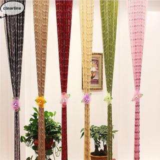 CLEARLINE 1Mx2M Dây Rèm Pha Lê Thủy Tinh Chuỗi Hạt Màn Hình Tua Rua Cửa Rèm