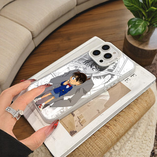 Ốp Lưng iPhone Detective Conan Cho iPhone 17 7 8 xs xr 11 12 13 14 15 16 Pro Max Plus Shinichi Kudo Ốp lưng TPU mềm