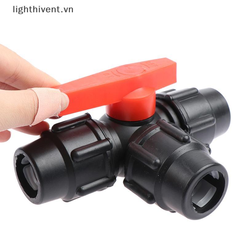 [lighthivent] Van kết nối nhanh ba chiều PE Van nhựa Van loại chữ T (VN)