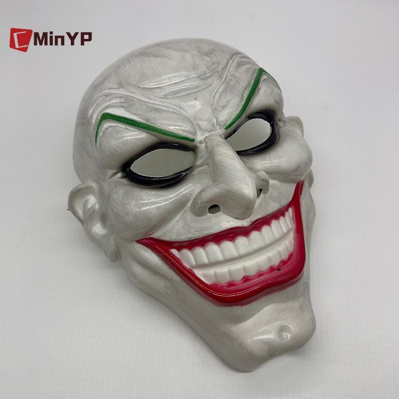 CyinYP Mặt nạ kinh dị Halloween Mắt xuân Chú hề Ma cà rồng Mặt nạ đầu lâu Kịch bản Giết đáng sợ Trang phục Đạo cụ vinh quang