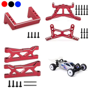 Dành Cho Losi 1 / 24 Micro-B 2S 2WD Kim Loại Phía Trước Phía Sau Tháp Sốc Hợp Kim Servo Gắn Giá Đỡ Hợp Kim Phía Sau Tay Điều Khiển Thấp Hơn RC Xe Nâng Cấp Phần