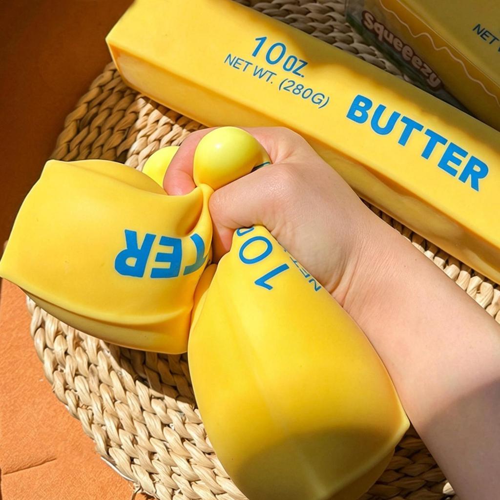 Jumbo Squishy Bơ Dính Bóp Đồ Chơi Mềm Chậm Phục Hồi Má Dính Ngộ nghĩnh Prank Fidget Đồ Chơi Giảm Căng Thẳng