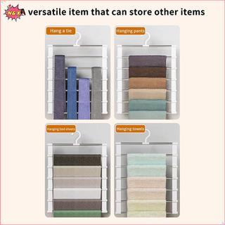 Móc treo quần áo có thể gập lại tiết kiệm không gian N & X Quần dài 5 lớp Ra Tủ quần áo sắp xếp để lưu trữ tủ quần áo phòng ngủ.