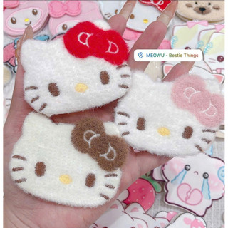 Meowu Miếng Dán Tóc Mái Sanrio Len Xù