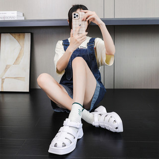 Bước lên Shit Sandal Nữ Đế Dày Tăng Chiều Cao Thời Trang Phù Hợp Với Giày Đi Biển Chống Trơn Trượt Bên Ngoài Mặc Phong Cách NT2Y