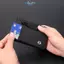 E-WOITD Rfid Thẻ Tín Dụng Nam Ví Ngắn Dây Kéo Túi Đựng Tiền Xu X-pac Mini Du Lịch Ví Nam Ví Đựng Tiền Xu E-WOITD