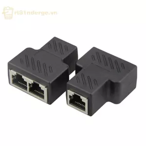 Ge 1 đến 2 LAN ethernet Cáp mạng RJ45 Splitter Plug Adapter Connector n