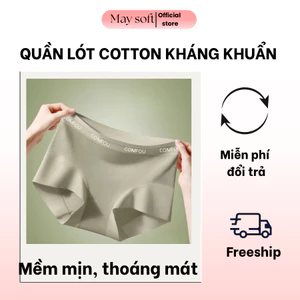 Combo 10 Quần Lót Nữ Cotton Mềm Mịn Thoáng Khí Kháng Khuẩn Co Giãn Tốt Mặc Êm May Soft QL22K