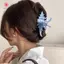 MJnmc Đại Dương Cá Mập Vuốt Kẹp Dành Cho Nữ Ốc Vuốt Tóc Kẹp Cho Dễ Thương Đi Biển Phụ Kiện Tóc Mới