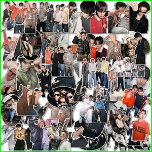 HT3 55 Cái / bộ Nhãn Dán LNGSHOT Jay Park RYUL SHOT CALLERS Graffiti Laptop Hành Lý Chống Thấm Nước Trang Trí TH3
