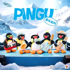 pingu Penguin Dòng Nhạc Mặt Dây Chuyền Búp Bê Nhỏ Schoolbag Mặt Dây Chuyền Sang Trọng Móc Khóa Quà Tặng