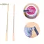 TRTR Móng Tay Nghệ Thuật Phấn Mắt Kem Khuấy Cần Kim Loại Không Gỉ Gel Khuấy Dụng Cụ Thìa Pin Móng Tay Phụ Kiện Và Sắc Tố Trộn Dụng Cụ VN