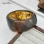 AqToCna Nhựa Nâu Acrylic Lắc Tay Cho Nữ Xu Hướng Mới Vintage Hình Học Không Đều Vòng Tay Rộng Quyến Rũ Trang Sức AqToCna