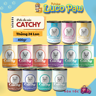 Pate Catchy [12 - 24 Lon] [ 400g ] dành cho mèo con và mèo trưởng thành ___