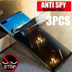 3 Chống Rơi Chống Gián Điệp Quyền Riêng Tư Và Bảo Vệ Màn Hình HD Phim Mờ Cho Moto G Play Power Pure Stylus 4G 5G 2021 2022 2024 2025 2026 Phim Hydrogel Mềm Chống Ánh Sáng Xanh