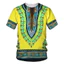 Mùa Hè Nam Châu Phi Dashiki Áo Thun Truyền Thống Tay Ngắn Cổ Điển Dạo Phố Phong Cách Dân Tộc