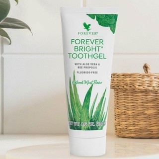 "Forever Bright Toothgel 130g – Kem Đánh Răng Thảo Dược Lô Hội, Tự Nhiên Hỗ Trợ Răng Trắng Sáng"