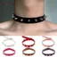AqToCna Da PU Choker Nelace Dành Cho Nữ Thoáng Mát Punk Gothic Biker Cổ Áo Đính Ro Nelace Rave Trang Sức AqToCna