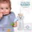 Trị Liệu Học Cốc Ống Hút Cho Trẻ Tập Đi Trị Liệu Học Tập Honeybear Ống Hút Bé Bộ Kem PEACH 3 Gói
