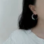 Tính khí cổ điển mới phong cách Trung Quốc 925 dát ngọc lam thủ công phong cách dân tộc cá tính và đa năng bông tai nữ