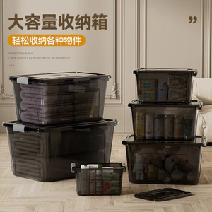 26 Phong Cách Mới Hộp Bảo Quản Dày PP Trong Suốt Cực Lớn Kín Khóa Quilt Quần Áo Đồ lặt vặt Hộp Bảo Quản Hộp Bảo Quản26050610