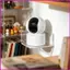 Kệ Máy Ảnh Treo Tường 2 Miếng Acrylic Nhỏ Dính Treo Tường Đứng An Ninh Camera Kệ Cho Màn Hình Loa lyuvn