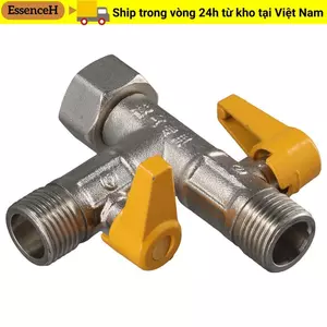 Van chuyển đổi vòi hoa sen ESSENCEH, Bộ chuyển đổi nước bằng đồng thau G1 / 2 ", Bộ chuyển đổi 3 chiều Đầu vòi hoa sen và vòi hoa sen