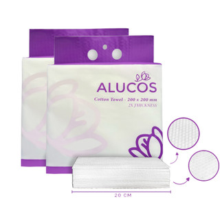 [Siêu Sale] Khăn Khô Đa Năng - Khăn Khô Alucos 200x200mm 130 Tờ  Heri Skin
