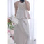 Áo kiểu linen nữ cổ yếm xếp li đan lưng dây mùa hè phong cách nữ tính, nhẹ nhàng MyaHouse