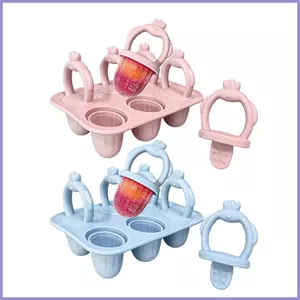 Khuôn Làm Kem Có Thể Tái Sử Dụng Chống Dính Tự Chế Giá Đỡ Khuôn Làm Kem Pop Cho Sôcôla Kẹo Thực Phẩm Sữa Chua Trái Cây mueadsyvn