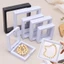 3 / 1 Hộp trưng bày trang sức nổi 3D - Dụng cụ sắp xếp trang sức - Chống oxy hóa, Chống trầy xước - Hộp lưu trữ màng PE - dành cho bông tai, Bao bì nhẫn / Giao hàng miễn phí