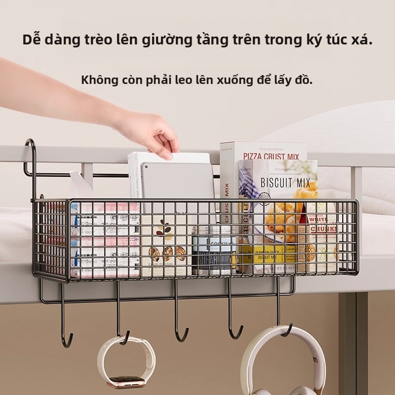 G Lưới Ký Túc Xá Giá Để Đồ Hàng Giá Để Đồ Đầu Giường Đầu Giường Treo Giỏ Giá Ký Túc Xá Sinh Viên Trên Bunk Tường EJIB
