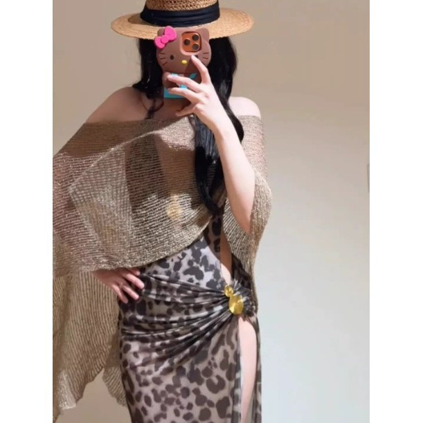 Sâu V Hot Girl Da Báo In Một Mảnh Đào Eo Mùa Xuân Nóng Đi Biển Kỳ Nghỉ Mùa Xuân Nóng Đồ Bơi 2
