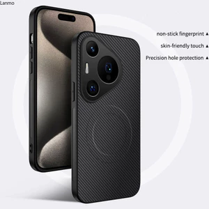 Vỏ chống sốc cho Huawei Pura 70 / 70 Pro Vỏ mờ sang trọng Vỏ sạc không dây dành cho doanh nghiệp