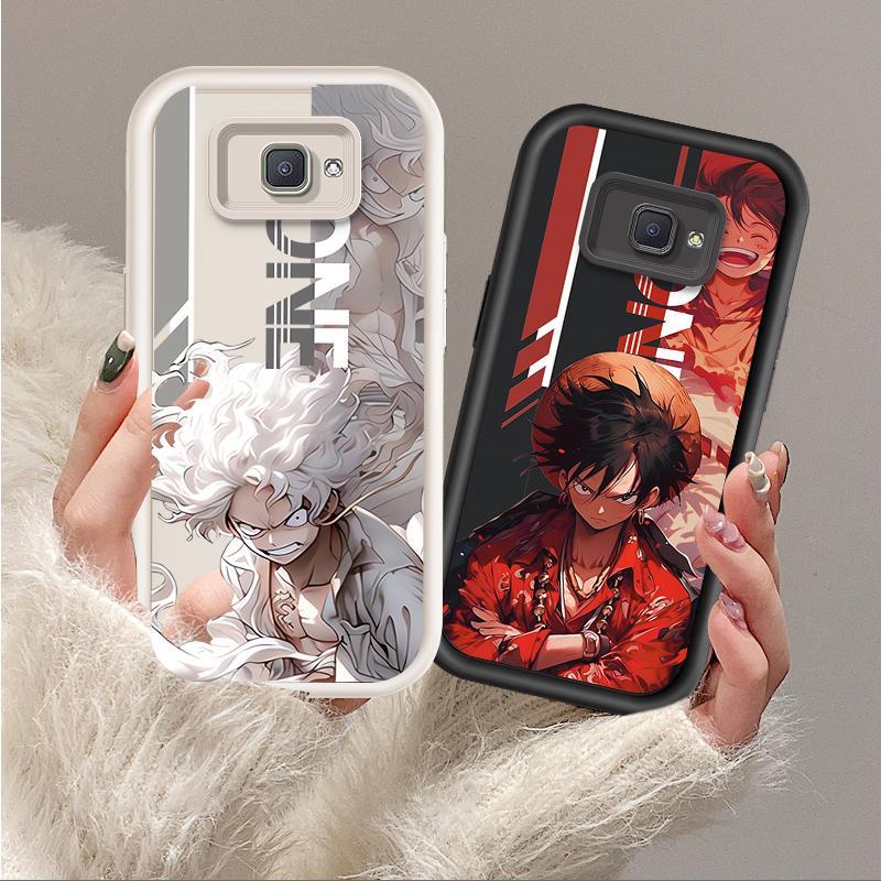 Ốp Lưng Cho Samsung J7 Prime Hoạt Hình Silicone Bé Gái Mềm TPU One Piece Five Gear Luffy Angel Eye Vỏ Điện Thoại Chống Sốc