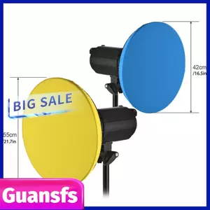 Guansfs Guansfs 7 Chiếc 55 Cm Chụp Ảnh Ánh Sáng Vải Mềm Khuếch Tán Bao Tương Thích Cho Phòng Thu Nhấp Nháy Gắn Kết Bowen Phản Quang Tiêu Chuẩn