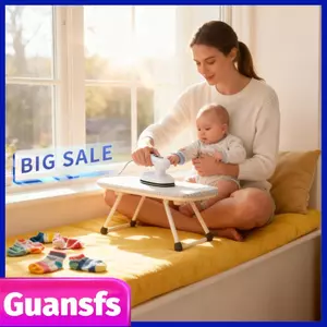 Guansfs Bàn ủi du lịch guansfs ciciglow Nhỏ cho quần áo Máy ủi không dây di động Gấp cầm tay với 3 cài đặt nhiệt độ và làm nóng nhanh Trang chủ