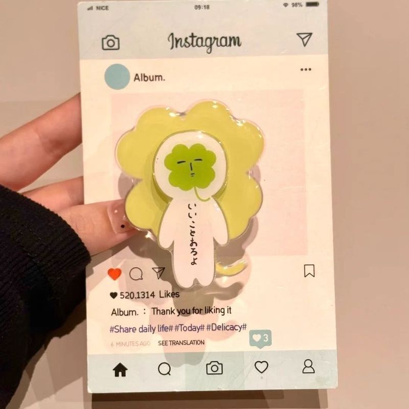 Ins Style Dễ Thương Sáng Tạo yukio Búp Bê Xấu Xí Giá Đỡ Từ Tính Apple 17promax Apple 16 / 15promax Vỏ Bảo Vệ