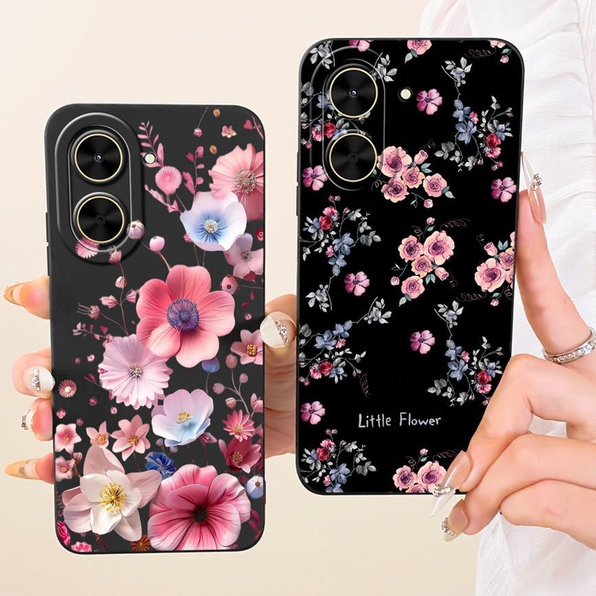 Dành Cho Xiaomi Poco C71 4G / Redmi A5 4G Ốp Điện Thoại Thạch Hoa Bướm Da Báo In Nơ Họa Tiết Vỏ Silicon Mềm Ốp Lưng
