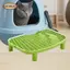 Cat Litter Ramp có chức năng lọc Dụng cụ bẫy mèo bước Polypropylen chắc chắn cho hộp đựng mèo già nhỏ