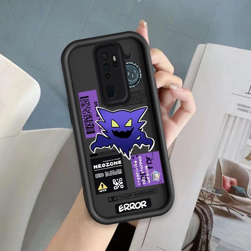 Ốp Lưng Cho OPPO A9 2020 A5 2020 A11 Ốp Điện Thoại Mềm Silicon Hoạt Hình TPU Gengar Mắt Thiên Thần Ốp Lưng Chống Sốc