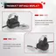 Xe đạp điện ebike tay ga nhựa cho động cơ giữa BBS01/02 - Phụ kiện cải tiến xe đạp